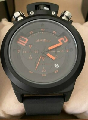 Mens Banus Black Chronograph Watch