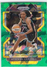 2022 Prizm WNBA FANATICS Green CRACKED ICE #138 Rebekah Gardner - Chicago Sky