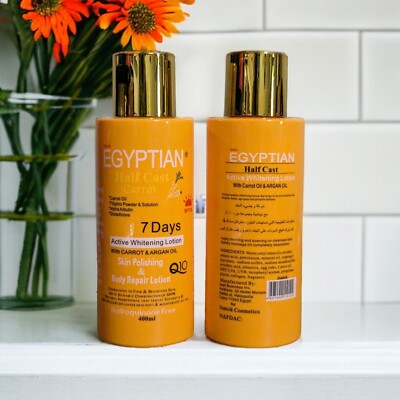 pure egyptian whitening gold Lotion.advanced firming, xtra whitening 2pcs 400ml 
