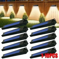 LED Solar Power Fence Lights Deck Door Wall Stair Step Outdoor Garden Decor Lamp