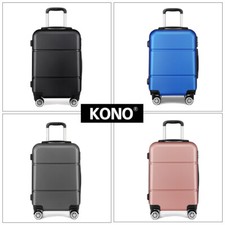 KONO 20Inch Small Hard Shell Cabin Luggage Travel Suitcase Spinner 4 Wheels Case