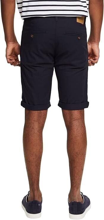 ESPRIT Mens Bermuda Shorts W30 Navy Chino Fit RRP £29 image 2