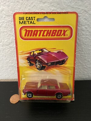VTG 1980 Lesney MATCHBOX #39 ROLLS ROYCE SILVER CLOUD Blister Pack On Card