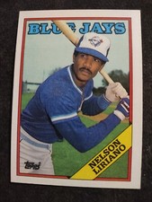 1988 Topps Nelson Liriano Rookie Toronto Blue Jays #205 Baseball Card . rookie card picture