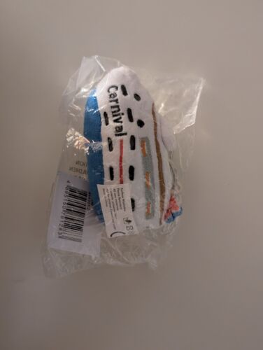 Portachiavi giocattolo morbido cuscino barca souvenir peluche linea crociera nave crociera carnevale - Foto 3 di 3