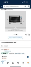 Breville Compact Smart Oven 120V 60Hz 1800W Stainless Steel BOV650XL
