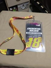 NASCAR - Kyle Busch - Credential Holder with Lanyard #18 - *NEW*