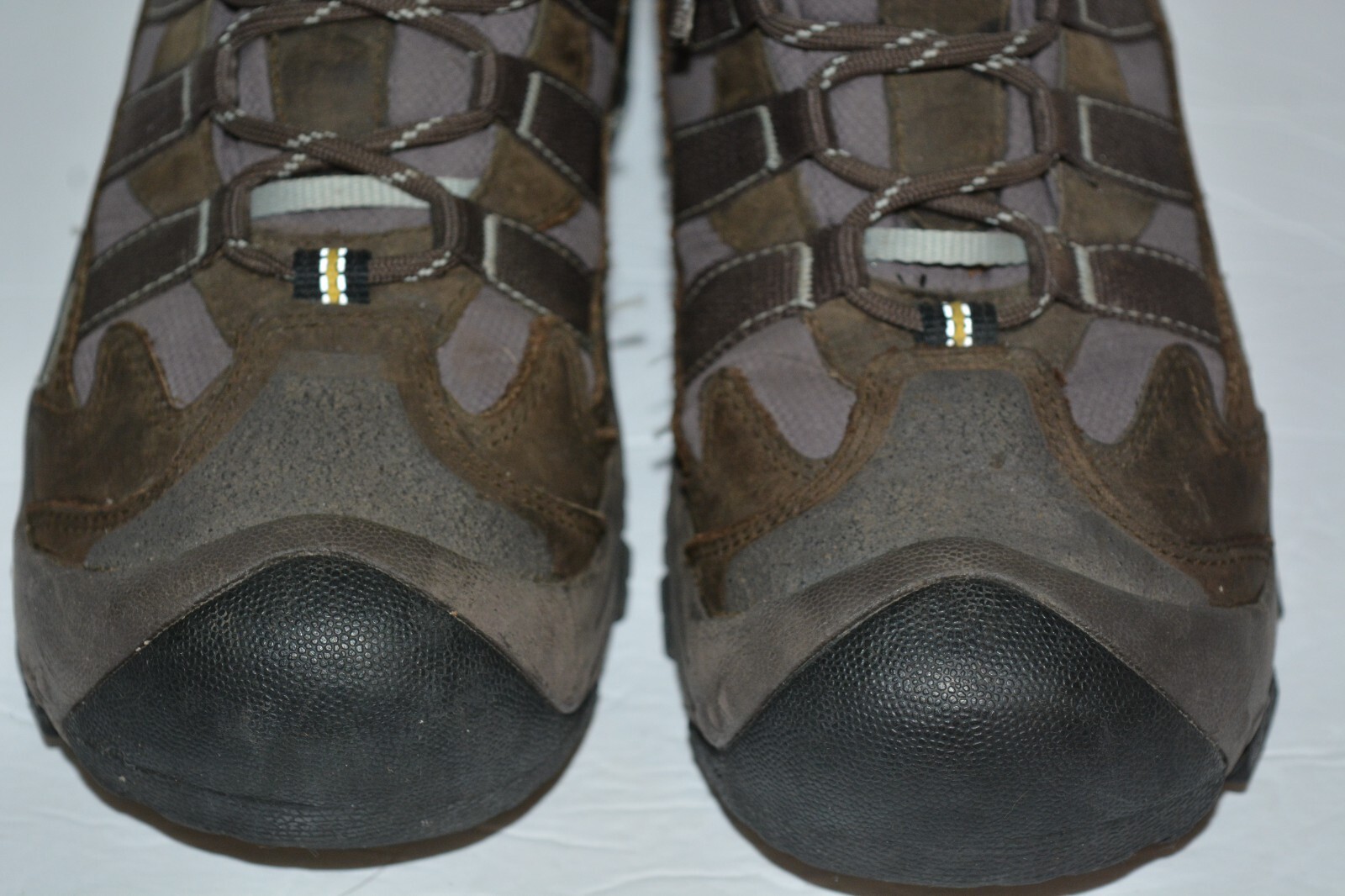 KEEN STIVALI DA TREKKING WALKING TRAILS MID IN PELLE MARRONI TAGLIA 8 5 * EUC