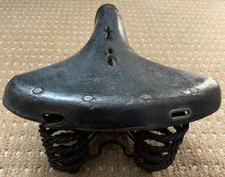 Sella bici d'epoca Brooks sella bici nero da uomo modello B33