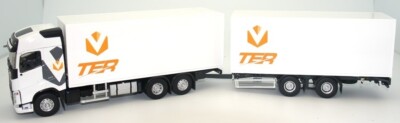 ELIGOR - VOLVO FH4 500 6x2 6x2 Starrkastenwagen + 2-achsiger Anhänger - 1/43 ...