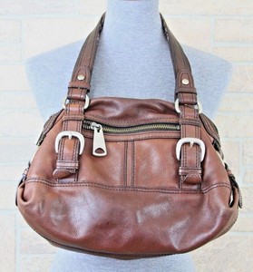 leather fossil bolsa