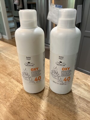 Dikson Afrea Oxy 40 12% Oxidizing Emulsion  Hair Color & Lightening 33.8 oz X2