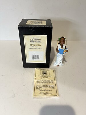Thomas Blackshear's Ebony Visions ''Harmony'' 2003 Ornament w/Box and COA