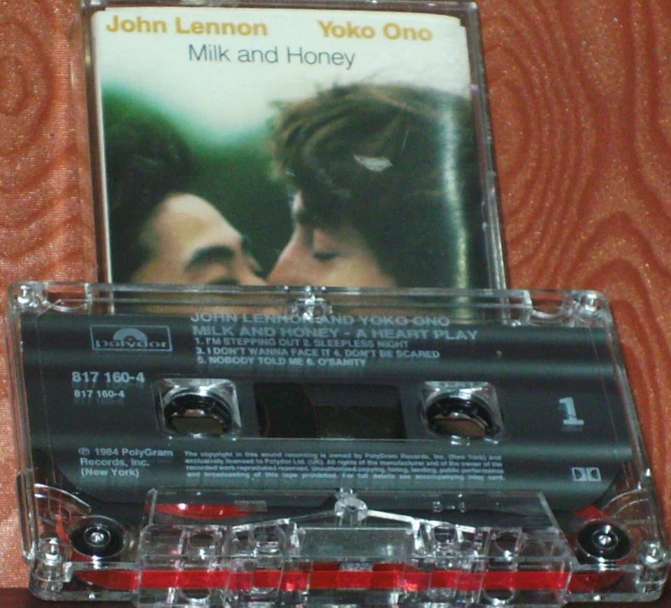 John Lennon & Yoko Ono Milk And Honey CASSETTE ALBUM ROCK POP Folk Rock reissue - Image 2 of 4