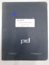 Power Designs Model 5015S Power Supply Instruction Manual, Used