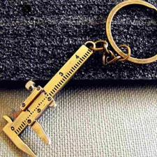 FS6 Adjustable 3D Movable Vernier Caliper Key Chain Keychain Ancient Coin supply