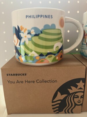 PHILIPPINES Starbucks Kaffeetasse Becher 14oz You Are Here Collection NEU mit...