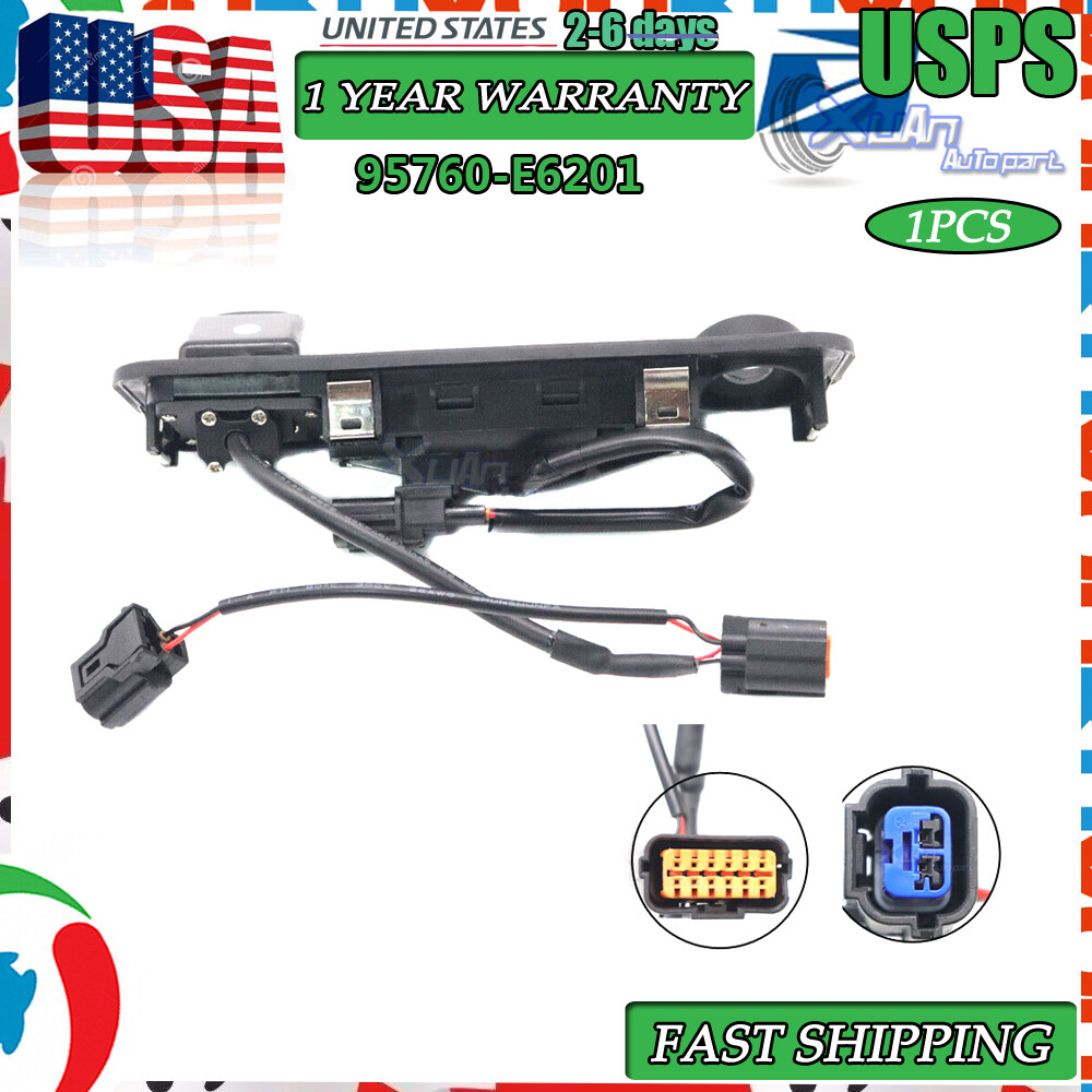 Rear View Backup Parking Camera For Hyundai Sonata 2015-2017 - Replaces 95760-E6201, 1-Year Warranty