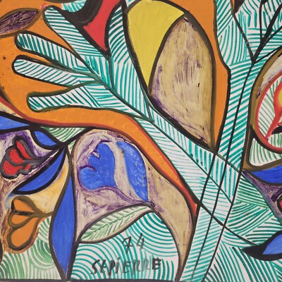 Toussaint St. Pierre Haitian Painter - Haitian Art 22L x 35W | eBay