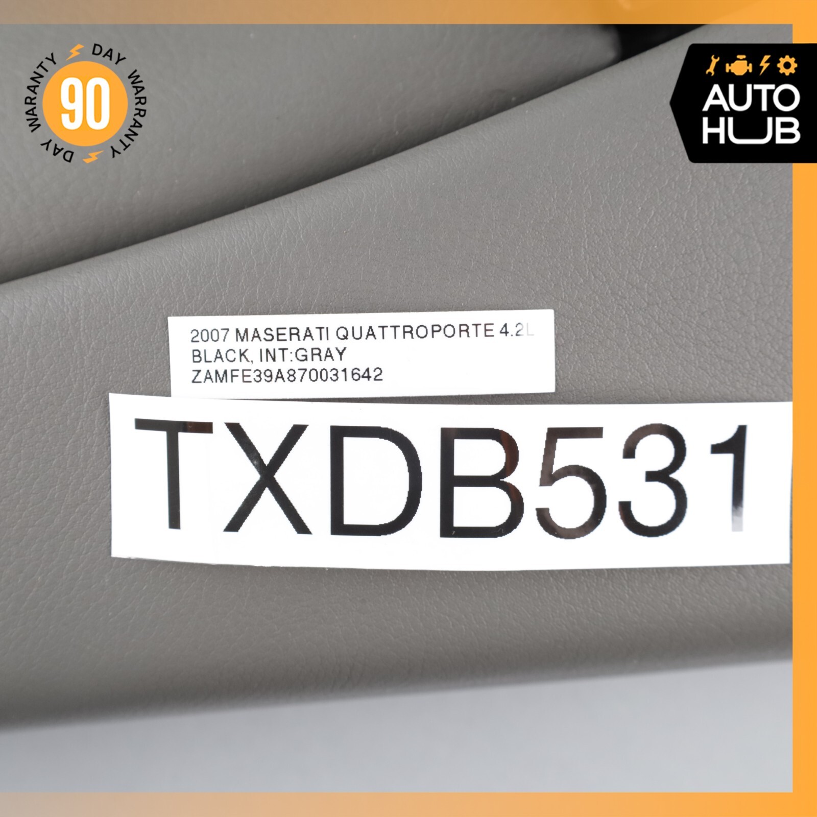 03-13 Maserati Quattroporte M139 Front Right Side Interior Door Panel OEM 75k