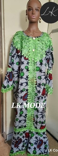African print Ankara maxi dress  M/L/X