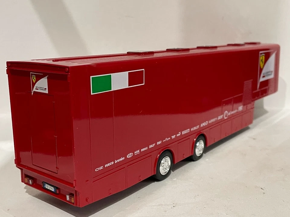 Remorque F1 Scuderia Ferrari 1:43 camion Ixo Salvat trailer - Immagine 2 di 4