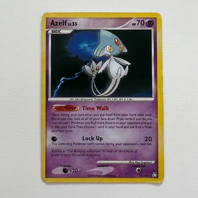 Pokemon Card - 1 Card, Psychic, Azelf, LP, 19/146 | eBay