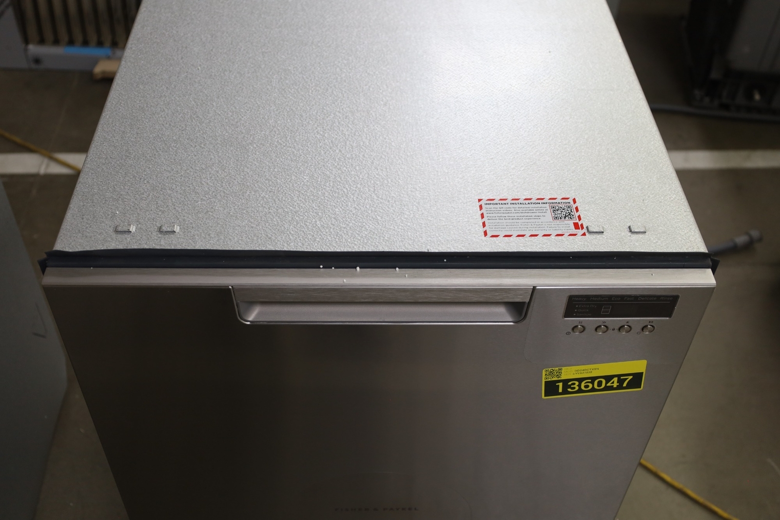 Fisher Paykel DD24DCTX9N 24" Stainless Double Drawer Dishwasher 136047