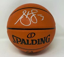 Houston Rockets Steve Francis Autographed Spalding Basketball JSA Authenticated