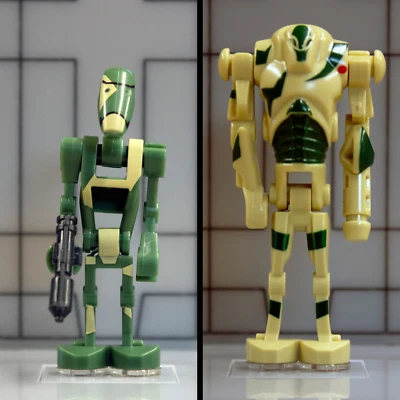 4 x Kashyyyk Battle Droid and 4 x Kashyyyk Super Battle Droid Minifigures