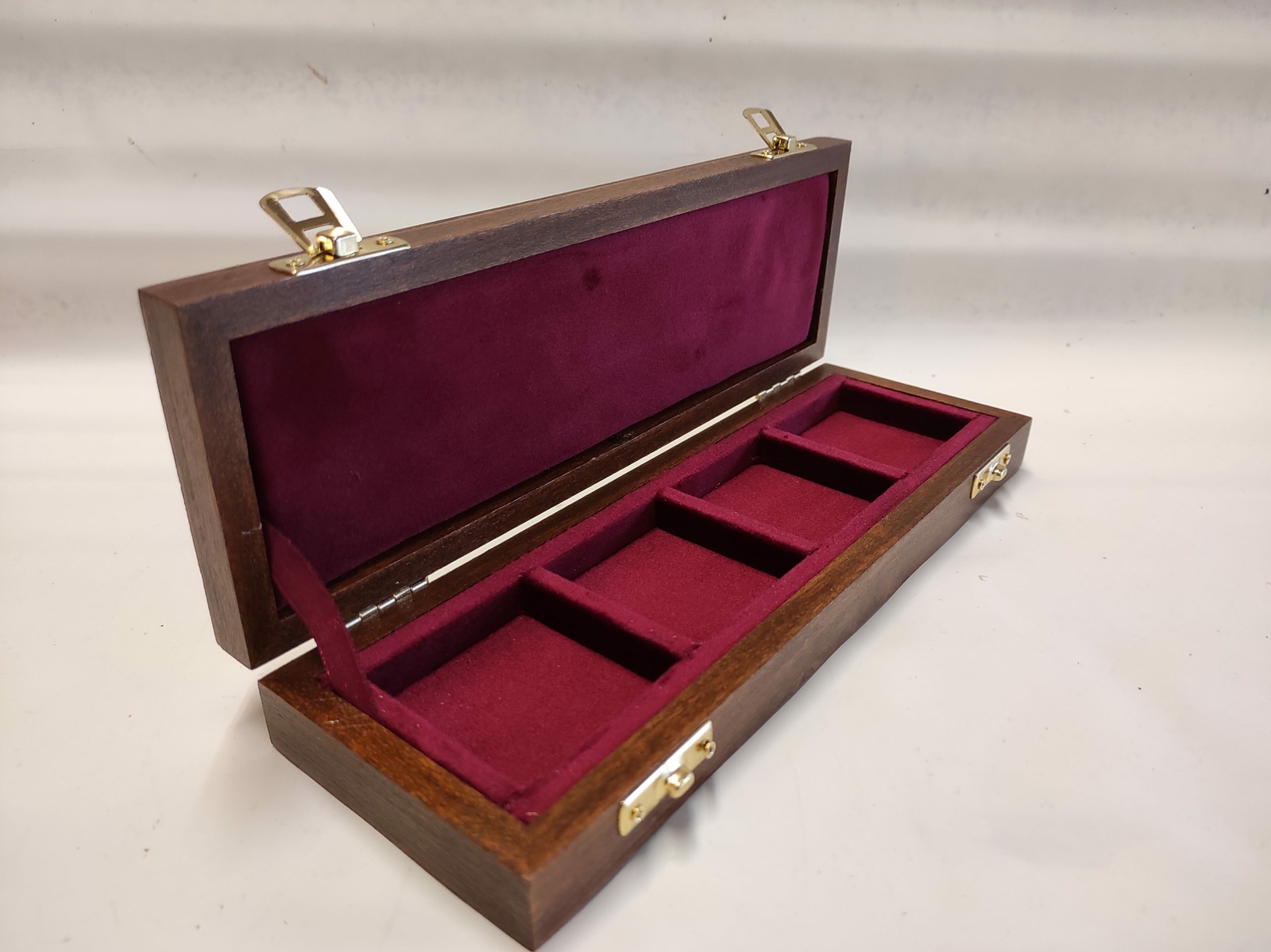 Caja Estuche En Madera Monedas O Medallas 50x50 MM | eBay