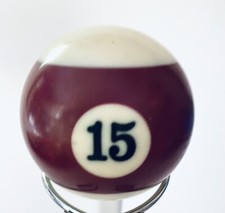 Billiards Vintage Replacement Pool Ball 15 billiard ball 2 1/4" diameter