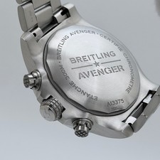 Breitling Super Avenger Chronograph A13375 48mm Black Dial Stainless Steel 7