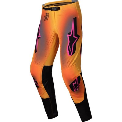 Alpinestars Cross Hose Supertech Lipan - Gelb/Pink