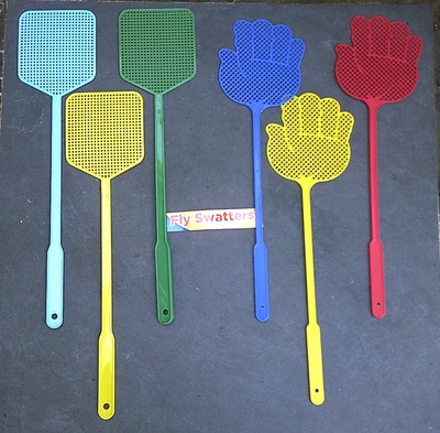 Mango de plástico insecto mosca swatter mosquito Reino Unido Foto 1 de 4