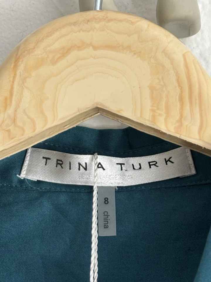 Camisero manga larga de algodón orgánico acanalado TRINA TURK talla: 8 Foto 4 de 4