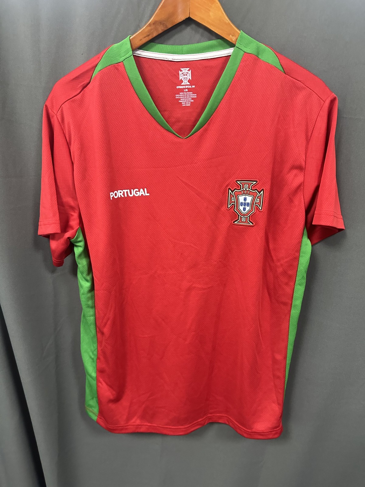 Carlos Forbes Portugal Soccer Jersey Size LargePROBSTEIN is actively accepting consignments !!