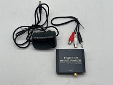 QVS HDMI 4K Audio De-Embedder/Extractor w/ HDMI Pass Through Port
