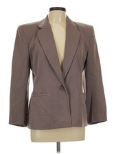 Michelle Stuart Women Brown Blazers 12