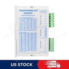STEPPERONLINE Stepper Driver 1.7-5.6A DC20V-50V Nema 23/24 Stepper Motor DM556Y