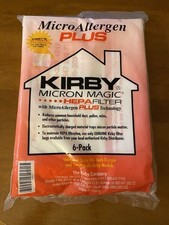 Kirby Micron Magic Hepa Filter Micro Allergen Plus 6 Pack Vacuum Bags Universal