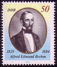 3256 Alfred Edmund Brehm 50 Pf aus Block 98 **