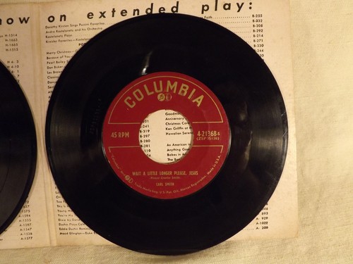 CARL SMITH SENTIMENTALE LIEDER COLUMBIA - 45 U/min keine Sprünge, siehe Bilder - Beschreibung - Bild 8 von 10