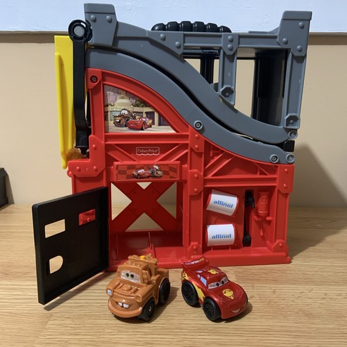 Fisher-Price Fold & Go Wheelies Rampe - Disney Pixar Cars - 2 Fahrzeuge - FUNKTIONIERT