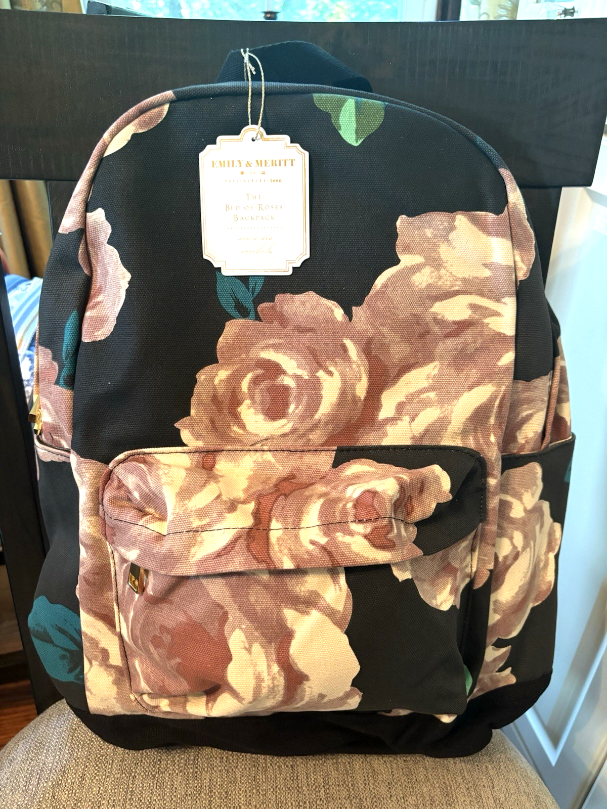 PONY ZAINO grande floreale scuola fienile ceramica + pranzo fiore teen bag Disney viaggio.