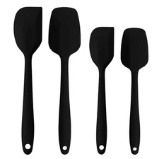Silicone Spatulas Set Rubber Spoon Spatula Heat Resistant Spoonula One Piece ...