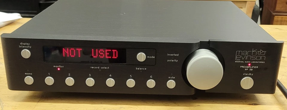 Mark Levinson Nº 38 Preamplificador Unidad de Control Estéreo de Alta Gama Probado para Audiófilos Foto 3 de 4