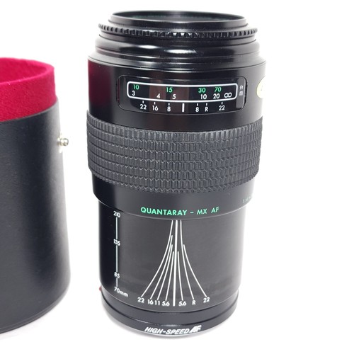 Quantaray-MX AF 1:4~5.6 f=70~210mm Multi-Coated Camera Len and Case - Picture 2 of 15