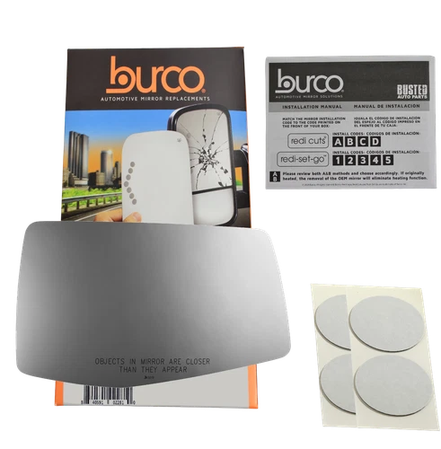 5819 Passenger Mirror Glass No Rear Mount For 2019-2023 Silverado / Sierra