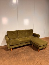 Green Velvet L Shape Sofa | Delivery Available